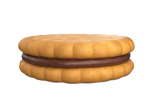 Сендвіч з печивом 01 3D Модель