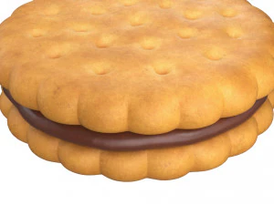 Сендвіч з печивом 01 3D Модель