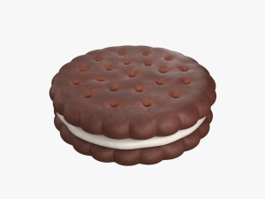 Cookie sandwich 02 Modelo 3D
