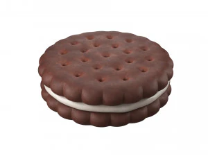 Cookie sandwich 02 3D Model