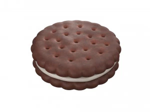 Cookie sandwich 02 3D Model