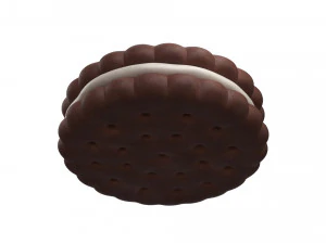 Cookie sandwich 02 3D Model