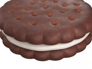 Cookie sandwich 02 3D Model