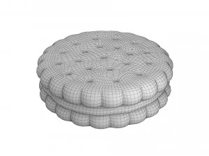 Cookie sandwich 02 3D Model