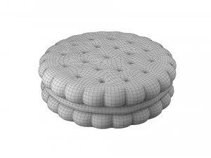 Cookie sandwich 02 3D Model