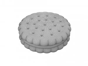 Cookie sandwich 02 3D Model
