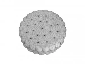 Cookie sandwich 02 3D Model