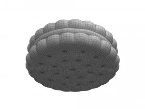 Cookie sandwich 02 3D Model