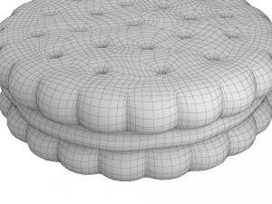 Cookie sandwich 02 3D Model