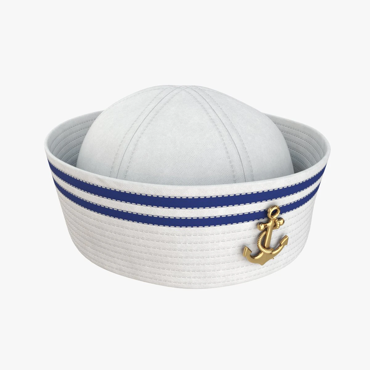 Chapeau marin marine Modèle 3D .c4d .max .obj .3ds .fbx .stl .blend 