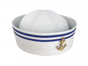 Chapeau marin marine Modèle 3D