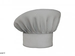 Cappello da cuoco Modello 3D