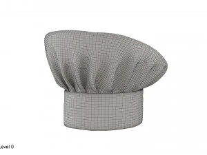 Cappello da cuoco Modello 3D