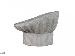 Cappello da cuoco Modello 3D