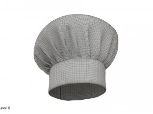 Cappello da cuoco Modello 3D