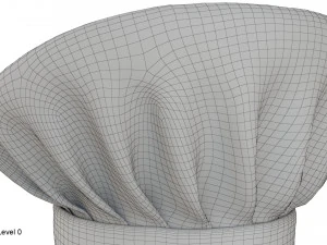 Cappello da cuoco Modello 3D