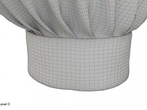 Cappello da cuoco Modello 3D