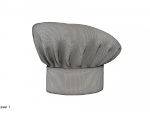Cappello da cuoco Modello 3D