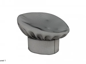 Cappello da cuoco Modello 3D