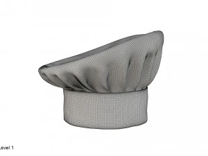 Cappello da cuoco Modello 3D