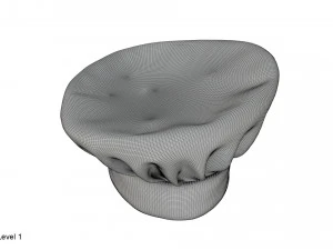 Cappello da cuoco Modello 3D