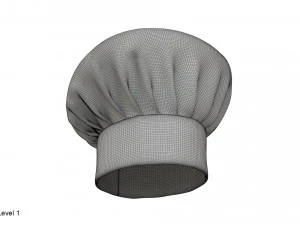 Cappello da cuoco Modello 3D