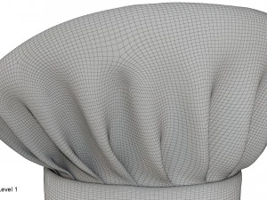 Cappello da cuoco Modello 3D