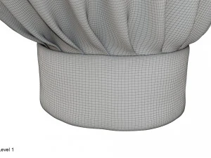 Cappello da cuoco Modello 3D