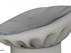 Cappello da cuoco Modello 3D
