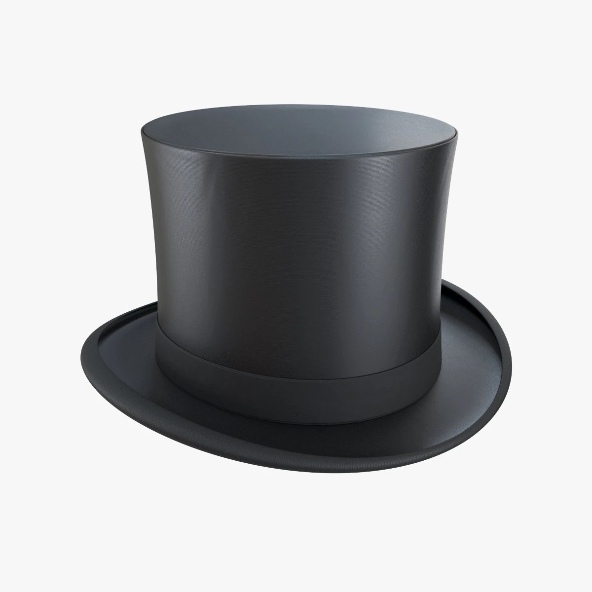 Top hat 3D Model .c4d .max .obj .3ds .fbx .stl .blend 