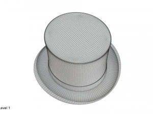 Top hat 3D Model