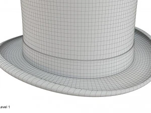Top hat 3D Model