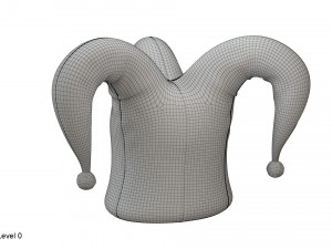 Jester hat Modelo 3D