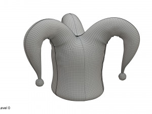 Jester hat Modelo 3D