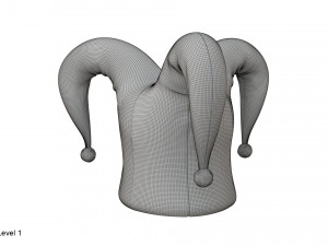 Jester hat Modelo 3D