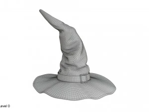 Chapeau de sorci&egrave;re Modèle 3D