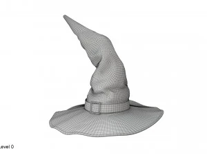 Chapeau de sorci&egrave;re Modèle 3D