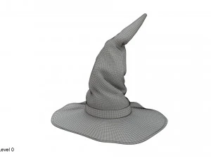 Chapeau de sorci&egrave;re Modèle 3D