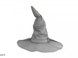 Chapeau de sorci&egrave;re Modèle 3D