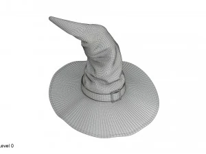 Chapeau de sorci&egrave;re Modèle 3D