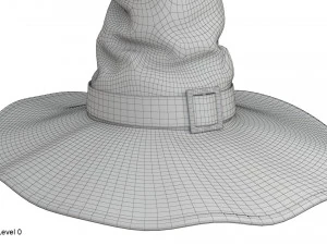 Chapeau de sorci&egrave;re Modèle 3D