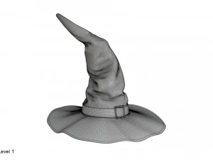 Chapeau de sorci&egrave;re Modèle 3D