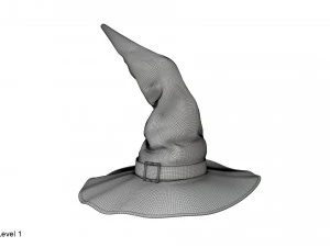 Chapeau de sorci&egrave;re Modèle 3D