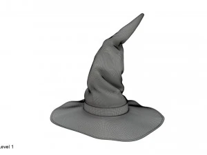 Chapeau de sorci&egrave;re Modèle 3D