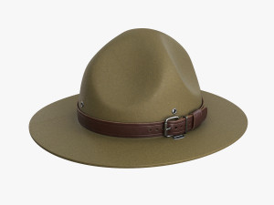 Scout campaign hat Modelo 3D
