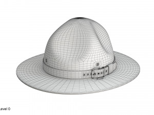 Scout campaign hat 3D Model