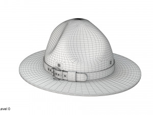 Scout campaign hat 3D Model
