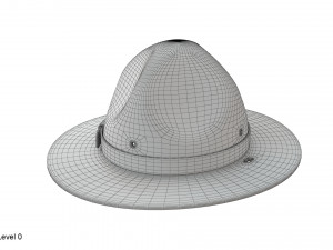 Scout campaign hat 3D Model