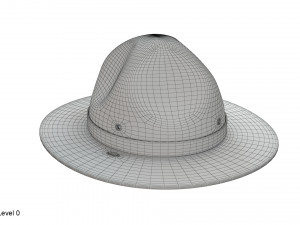 Scout campaign hat 3D Model