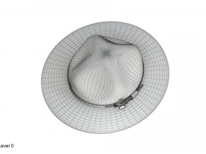 Chapeau de campagne scoute Modèle 3D